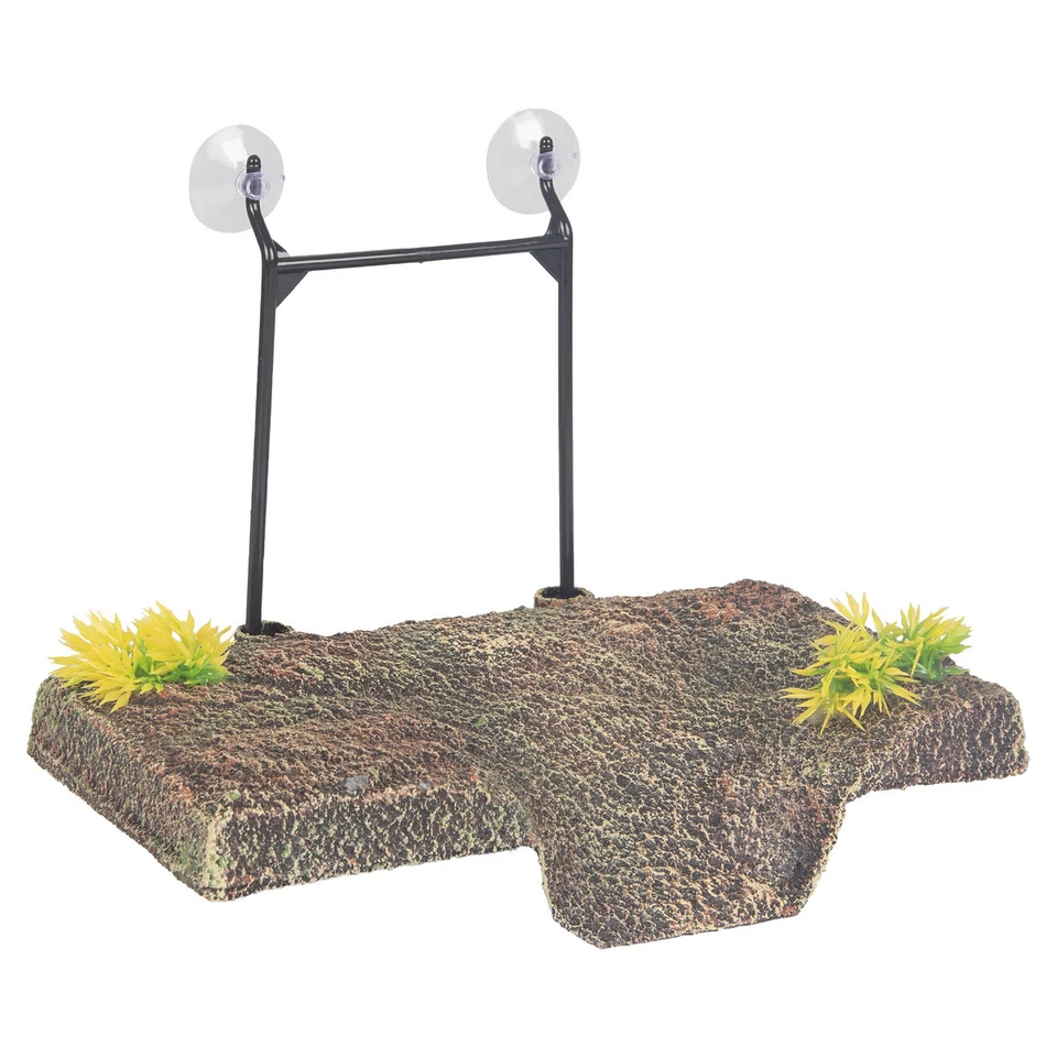 Flamingo Como Schilkröteninsel Rechteck für Terrarium - Sonnenplatz Kunststoff