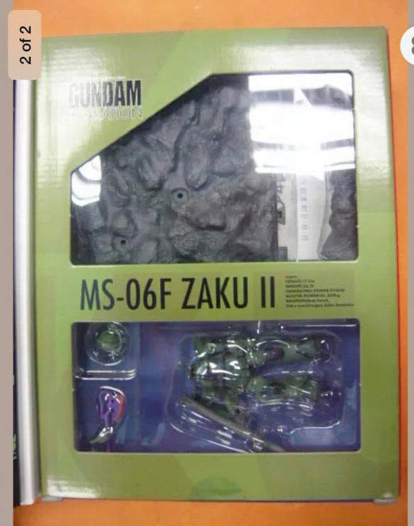 GUNDAM OPERATION MS 06F ZAKU II 2 TOYBOOK 1ST COLLECTION NIB | eBay