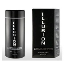 Illusion Natural Hair Building Fibers To Cover Thinning Hair  Bald Spots, 25 G