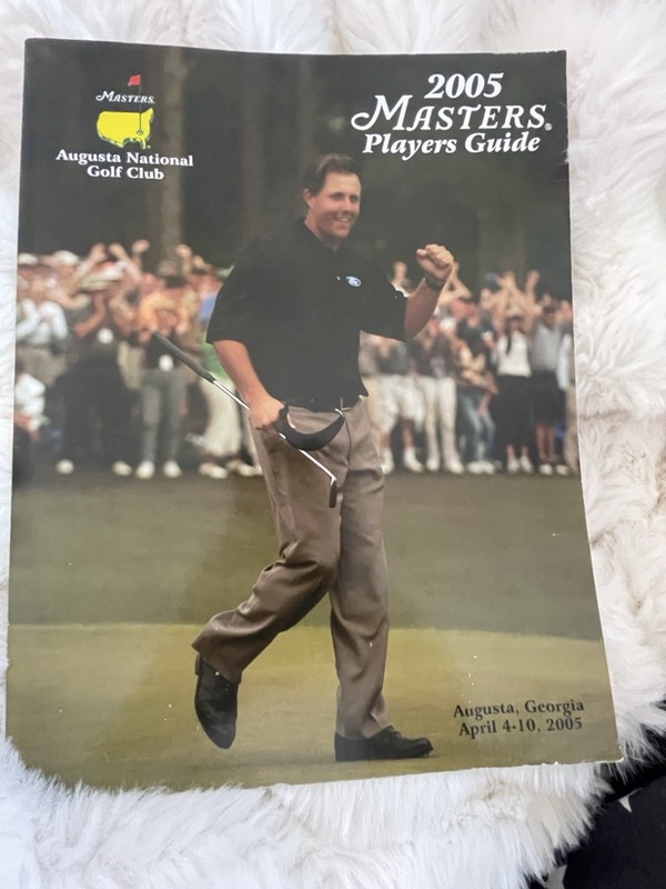 2005 Masters Tournament Players Guide Book