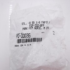 2 Pack Parker Hannifin 1/2" 3675PSI Flat Face Nipple Hydraulic Quick Couplers