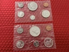 Lot of 2  - 1962 Canada Silver Proof Like Sets Original Cellophane 80% Silver.