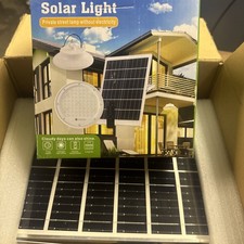 Solar Shed Light Indoor Outdoor, 800LM Daytime Available Pendant Light, Remote