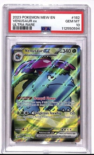 Venusaur ex 182/165 PSA 10 Pokemon 151