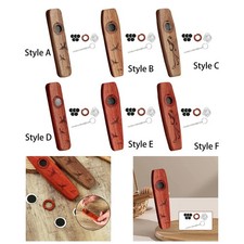 Wooden Kazoo Flute Wind Instrument Musical Toy Portable Lightweight Funny