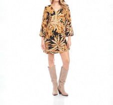 Karen Kane Blouson Sleeve V-Neck Dress Size XS