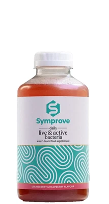 Symprove Strawberry & Raspberry Flavour - Single bottle & CUP - BB 22/1/2026