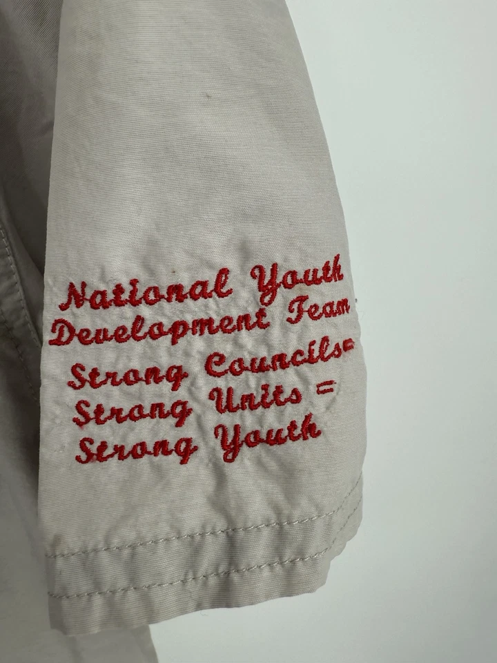 Boy Scouts of America Mens Medium Vented Uniform Shirt Polyester Nylon Adult M - Image 4 of 4