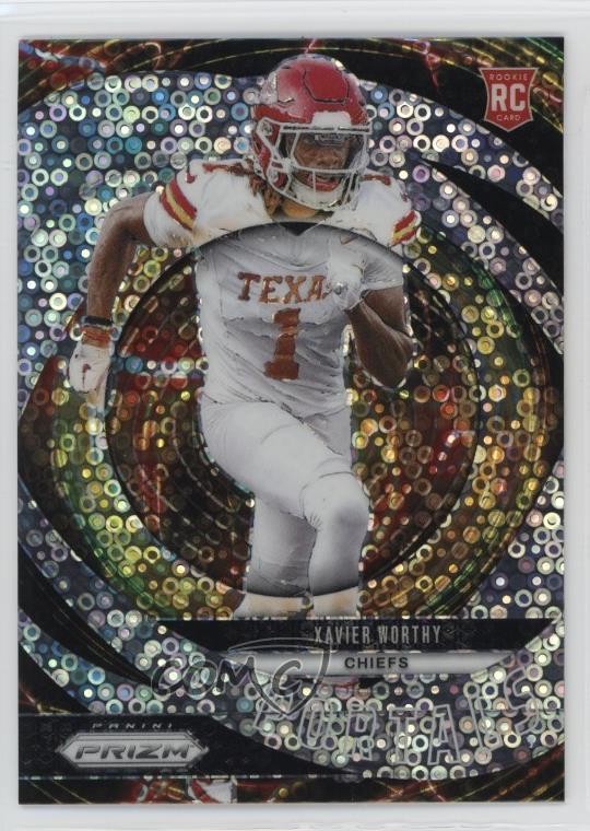 2024 Panini Prizm Portals No Huddle Prizm Xavier Worthy #10 Rookie RC 15ik