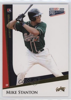 2009 TRISTAR PROjections Gold 25/25 Giancarlo Stanton (Mike On Card) #242 0e5c