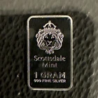 SCOTTSDALE Mint 1g 999.9 Fine Silver Bar | Pure Silver Bullion | Investment