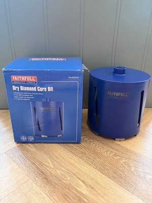 Faithfull FAI DCD152 Trocken-Diamantbohrkrone 152 mm x 150 mm - Brandneu
