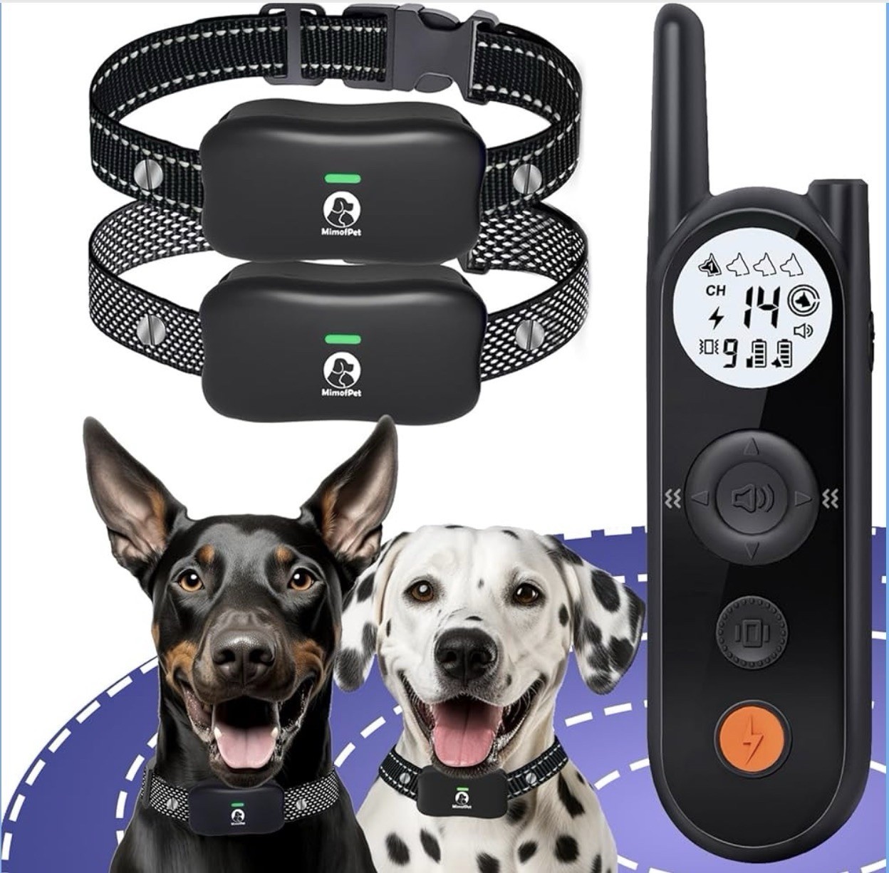 For 2 Dogs - Covers Up To 856-acre Electric Fence,6000ft