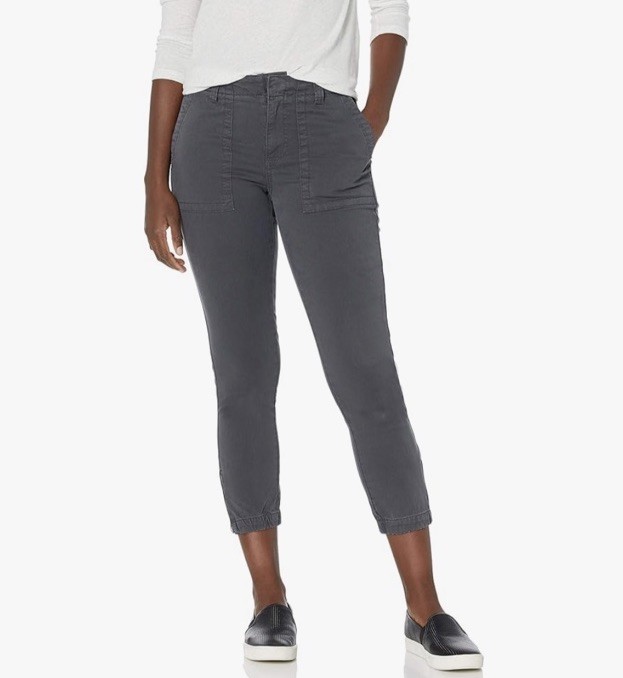 Amazon Goodthreads Women’s Stretch Utility Jogger Chino Pant Size 4 Gray