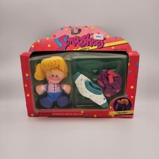 Vtg 1987 Fisher Price Smooshees Cuddlers Heather On A Hike 4" RARE New In Box