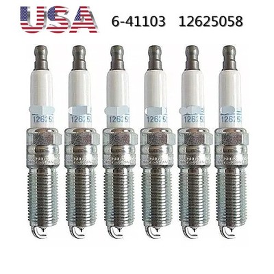 SET OF 6 AC DELCO 41-103 IRIDIUM SPARK PLUGS 12625058