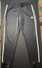 Adidas 3-Stripes Tricot Tapered Jogger Track Pants With Pockets Size M - Women  s