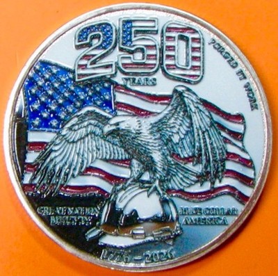 US 250 Years. Challenge, Souvenir. CT27d.