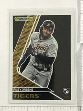 2023 Topps Black Gold #bg11 Riley Greene Rookie Card RC Detroit Tigers