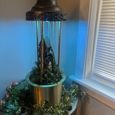 Oil Rain Lamp Vintage Creators, Inc ''Grist Mill'' - 1970's - Working! Original