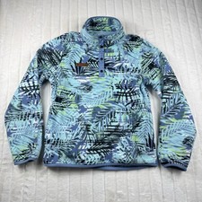 Obermeyer Boulder Fleece Snap Button Sweater Big Girl Youth Size Large Pull Over