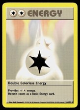 DOUBLE COLORLESS ENERGY 96/102 UNCOMMON BASE SET UNLIMITED POKEMON LP on eBay