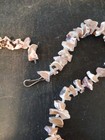 Vintage pink And White Shell Chip Puka Or Conch Necklace — photo 3