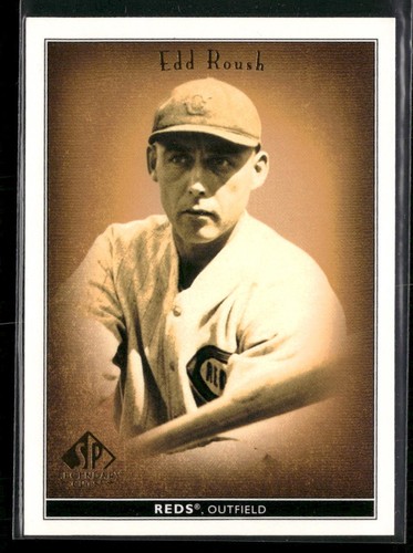 2002 SP Legendary Cuts Edd Roush #23 card