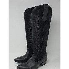 Lane Womens Jentry Suede Knee High Western Bo...