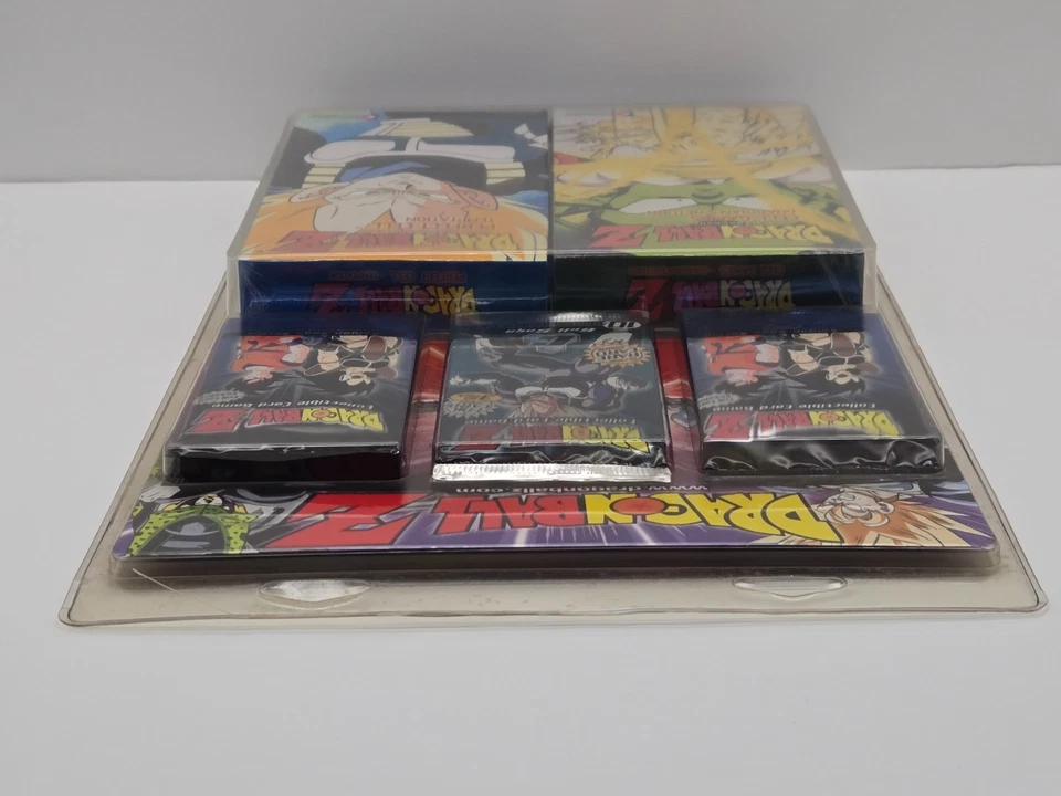 Dragon Ball Z VHS Box Set w/6 Card Packs Sealed DBZ 2003 - Image 3 of 4