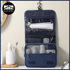 Portable Toiletry Washbag with Hanging Hook Waterproof Women Bathroom