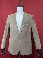 Vintage 1970s Halston Ultrasuede Hal suede Camel Tan Blazer Sportscoat Jacket