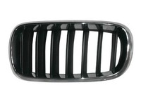 Gitter Grill Vorne Links BMW X5 F15 2013-2018 VERCHROMT-SCHWARZ