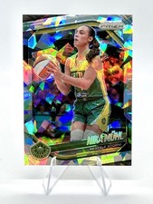 Nika Muhl 2025 Panini Prizm WNBA Silver Cracked Ice Prizm #127 Storm