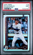 2025 TOPPS RAINBOW FOIL #126 DILLON DINGLER PSA 9