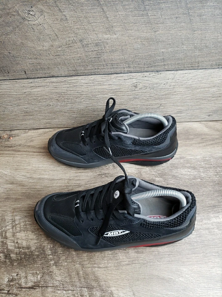 MBT Zapatos Moja Tonificación Mecedora Caminar Tenis Blanco Gris Fitness Mujer’s 9 Foto 2 de 4