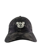 Disney Mickey Mouse Hat Cap Strap Back Mens One Size Black Boo To You Halloween