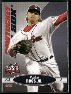 Robbie Ross Jr 2015 Pawtucket Red Sox Team Set Card