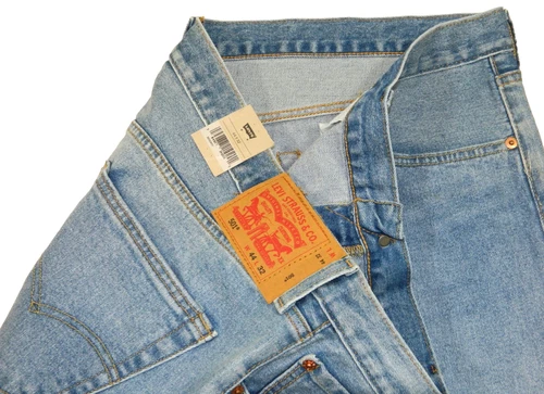 Men's Levi's 501 Jeans NEW Original Button Fly Tag 44x32 measured size 42x33
