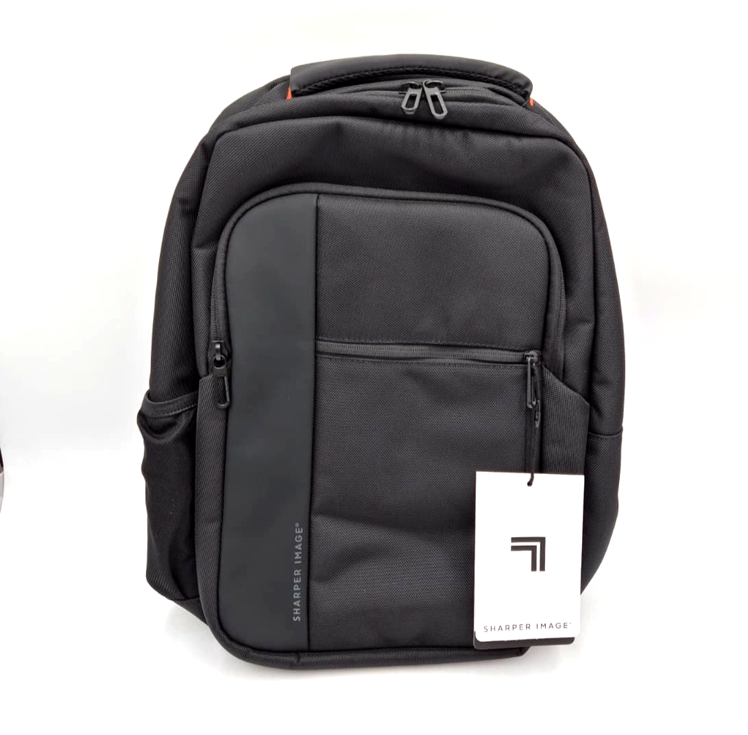 Sharper Image 17" Laptop Pocket Water Resistent Black Backpack