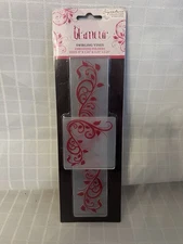Crafters Companion Glamour Swirling Vines Embossing Folders New 2pcs NIB