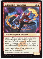 Expressive Firedancer #114 Secrets of Strixhaven Common MTG