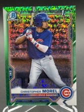 2021 Bowman CHRISTOPHER MOREL 1st Green Mini Diamond Refractor /99 BCP-131