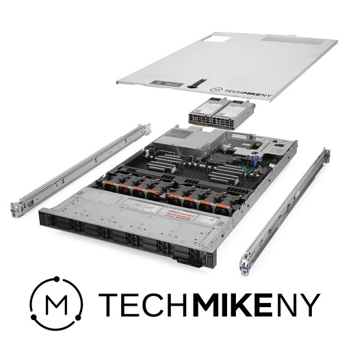 Dell PowerEdge R640 NVMe Server 3.00Ghz 36-Core 512GB RAM 6.2TB Storage Rails