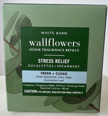 Bath & Body Works Wallflowers 2-Pack Refill Eucalyptus Spearmint 1.6oz