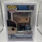 Funko Pop! #128: Christian McCaffrey Carolina Panthers NFL With Hard Stack