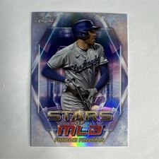 Freddie Freeman Topps 2023 Series 1 Stars of MLB Chrome #SMLBC-27 Dodgers