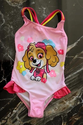 Joli maillot de bain fille rose 3 ans n°1158 en très bon état - Photo 1/2