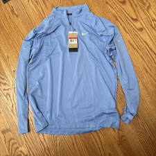 Nike Running 1/4 Zip Up Size Large Light blue
