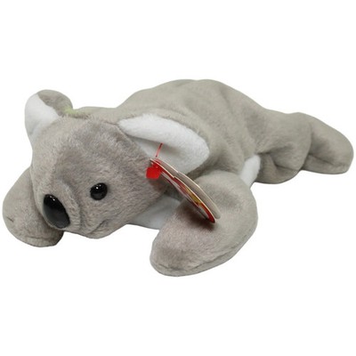 TY Beanie Baby Koala Mel 20 cm grau weiß Kuscheltier Plüschtier Vintage